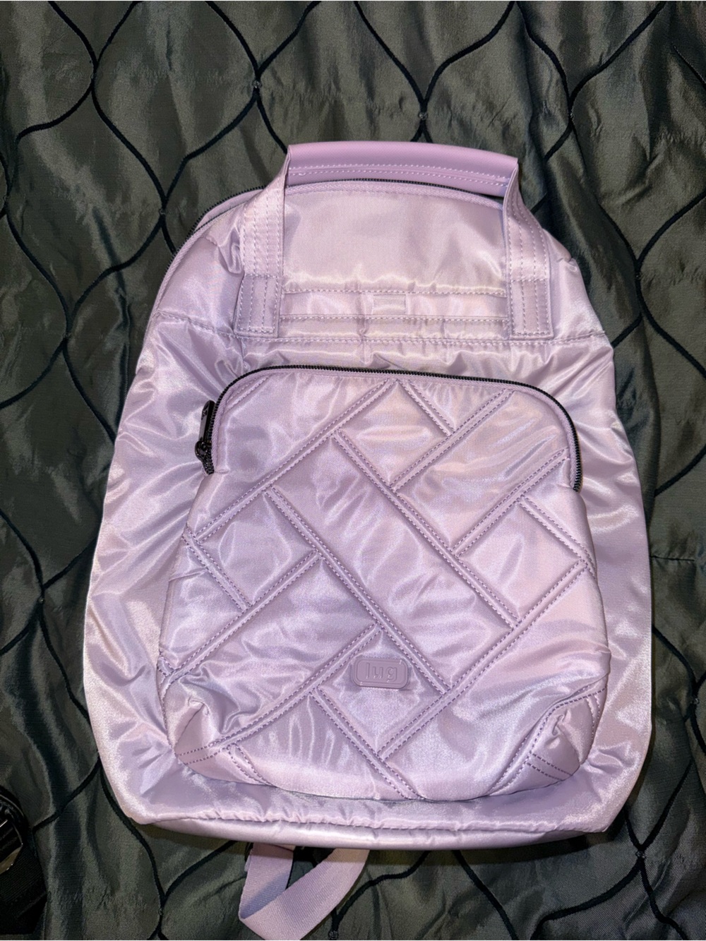 lug Quilted Satin Lavender HOVERCAR Backpack